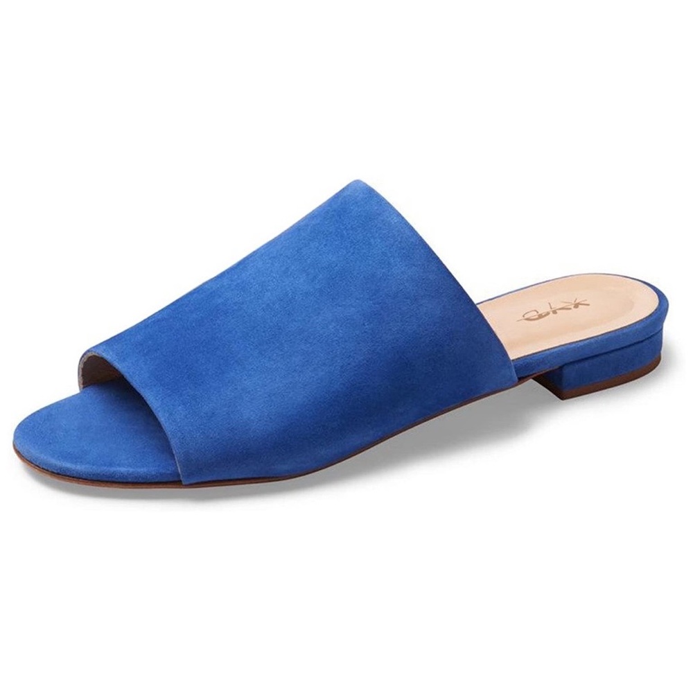 Summer Mule Slide Open Toe Sandals Slip On Flats